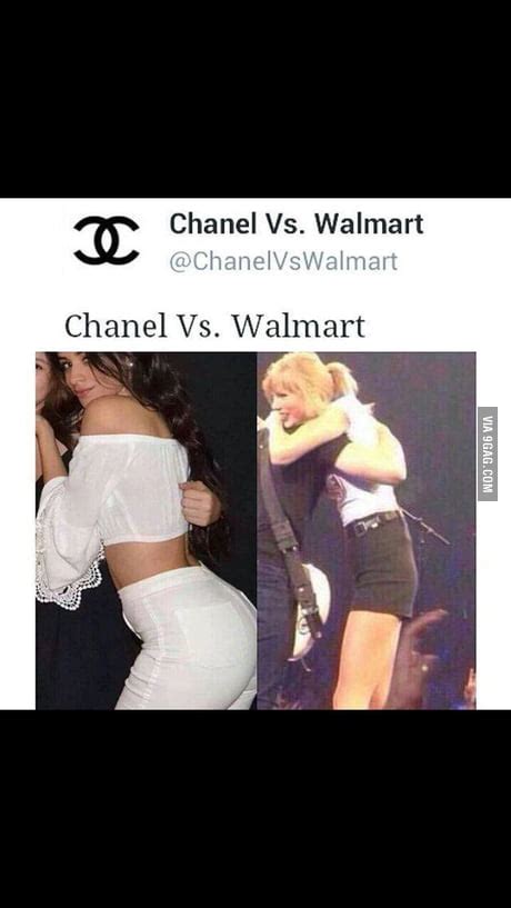 chanel vs walmart twitter